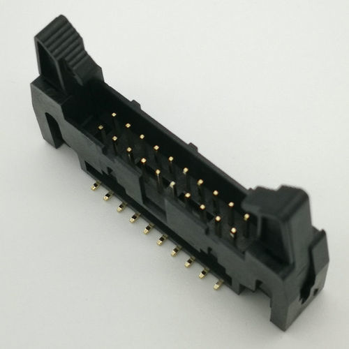 Barrette de contact mâle - L24113-XX2XXXXX - Dongguan Lianda Precision Products Co. Ltd - à deux rangées / à angle droit / 2,54 mm (0.100")