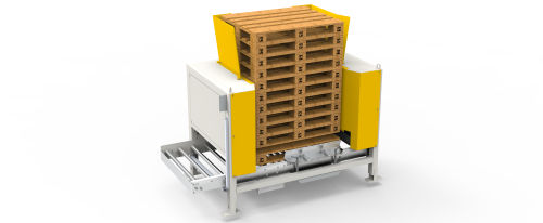 Unité d'alimentation pour palettes - Inka Makina A.S. - convoyeur / automatique