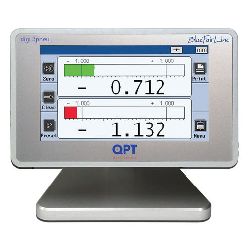 Indicateur à écran tactile - digi 1pneu - QPT GmbH - compact / RS-232 / USB