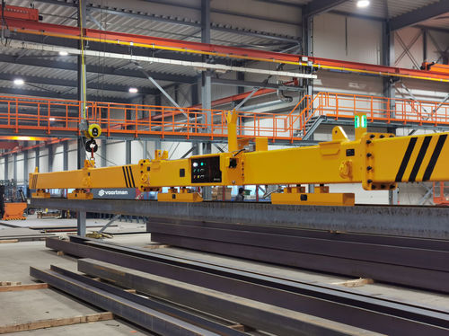 Palonnier profilé en acier - HS series - MAGBAT-Europe bvba - fixe / à courant alternatif / électropermanent
