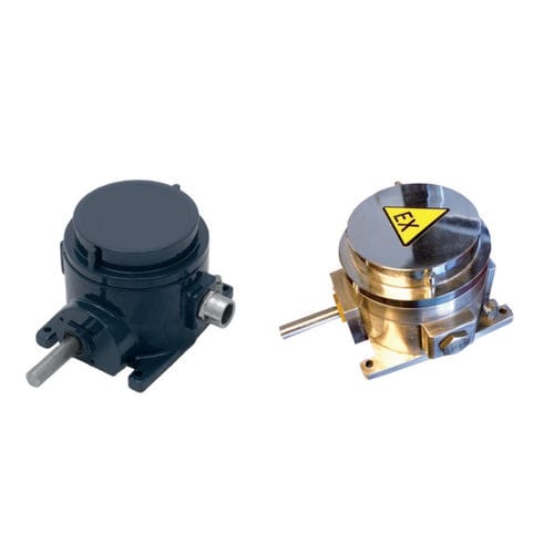 Contact fin de course antidéflagrant - Explosion-Proof Rotary Limit Switch Series FRX by B-COMMAND - B-COMMAND GmbH - rotatif / à réducteur à vis sans fin / IECEx