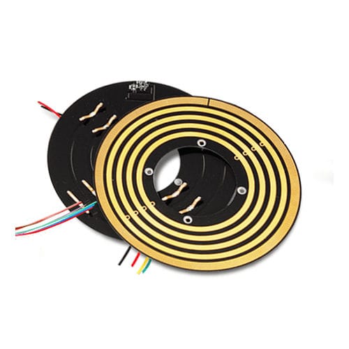 Collecteur tournant type pancake - Pancake-Schleifringe / Pancake Slip Rings by B-COMMAND - B-COMMAND GmbH - pour la robotique / pour emballage / pour enrouleur de câble