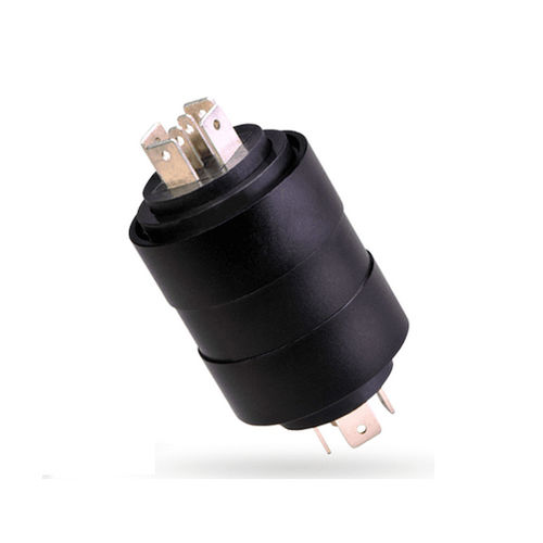 Collecteur tournant compact - Faston-Schleifringe / Faston Slip Rings rotarX by B-COMMAND - B-COMMAND GmbH - pour emballage / pour éolienne / pour enrouleur de câble