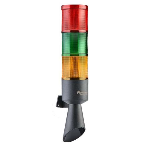 Klaxon d'alarme LED - SNT-B7022-F3 - MUCCO  Warning Lights - à pose murale / avec feu à LED / avec feu à éclats