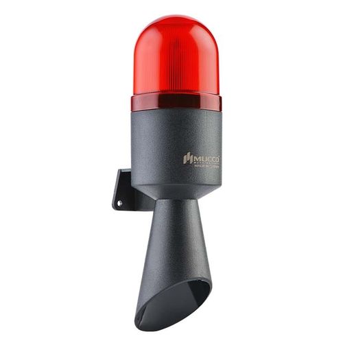 Klaxon d'alarme LED - SNT-B720-1 - MUCCO  Warning Lights - à pose murale / avec feu à LED / avec feu à éclats