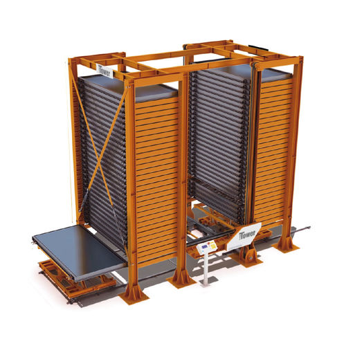 Système de stockage automatique vertical - LogiTower  - LOGITOWER - pour tôle / pour produits longs