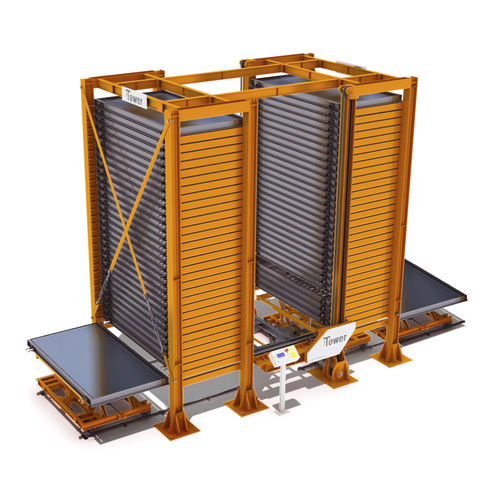 Système de stockage automatique vertical - LOGITOWER - pour tôle / pour produits longs