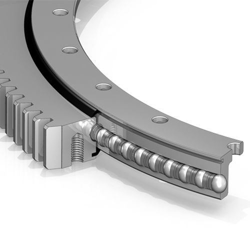 Couronne d'orientation à denture extérieure - Light series - XUZHOU FENGHE SLEWING BEARING CO.,LTD - à billes / à une rangée / pour travaux publics, grues, excavatrices