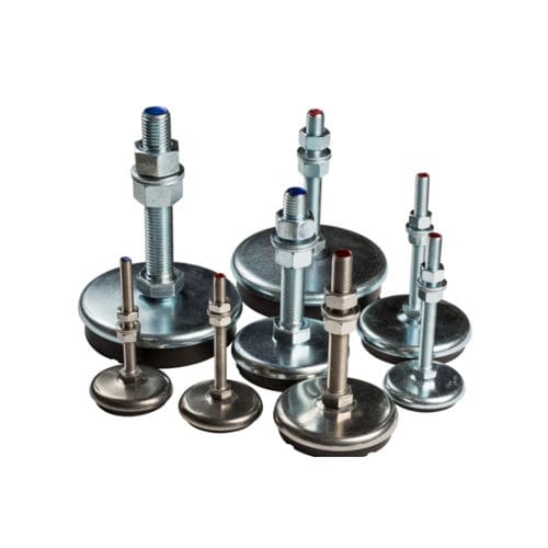 Support antivibratoire cylindrique - AM series - Sunnex - en inox / en acier zingué / en élastomère
