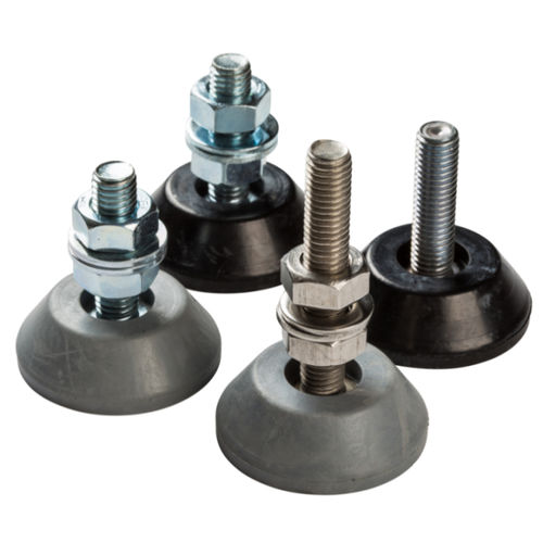 Support antivibratoire cylindrique - LLM19 series - Sunnex - en métal / en inox / en caoutchouc