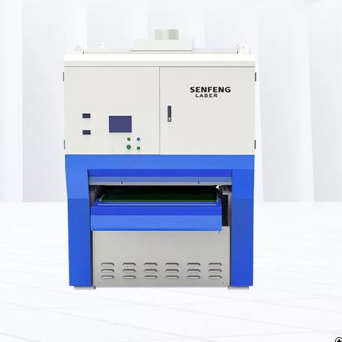 Ponceuse à bande large - SFD series - Jinan Senfeng Laser Technology Co. Ltd. - à bande / stationnaire / électrique