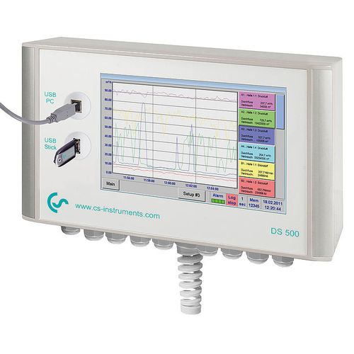 Collecteur de données sans papier - DS 500 - CS Instruments GmbH & Co. KG - pour acquisition de données / Ethernet