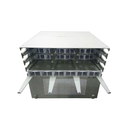 Panneau de brassage de fibre optique - AHODF4U576C - Shenzhen YHT Broadband Equipment Co., Ltd. - 19"