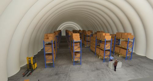 Structure gonflable de stockage - BUILDAIR