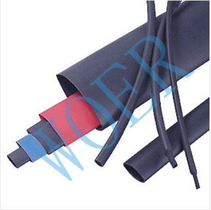Gaine thermorétractable - SBRS-(2X)G - SHENZHEN WOER HEAT-SHRINKABLE MATERIAL CO.,LTD - tubulaire / à double paroi