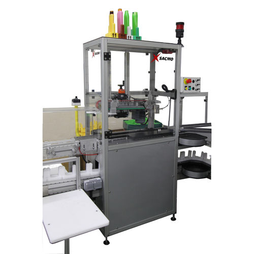 Boucheuse à pression - SACMO - à bande / semi-automatique / pour bouteilles