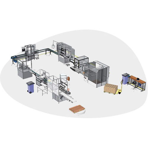 Ligne d'emballage complète pour applications industrielles - SACMO