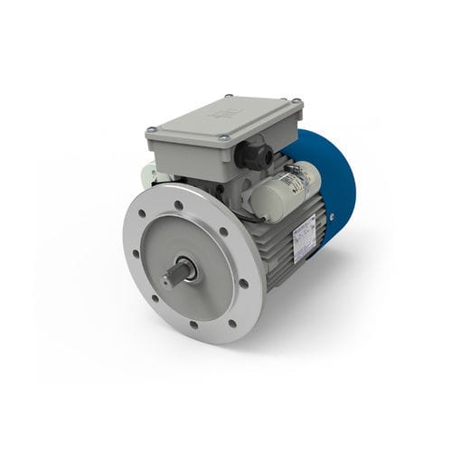 Moteur-frein triphasé - TFS - TRAMEC - 400V / avec frein électromagnétique / avec frein DC