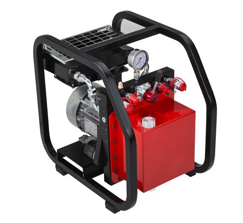 Groupe hydraulique à moteur électrique - PP600 - Tehma SA - à moteur essence / à moteur pneumatique / à moteur hydraulique