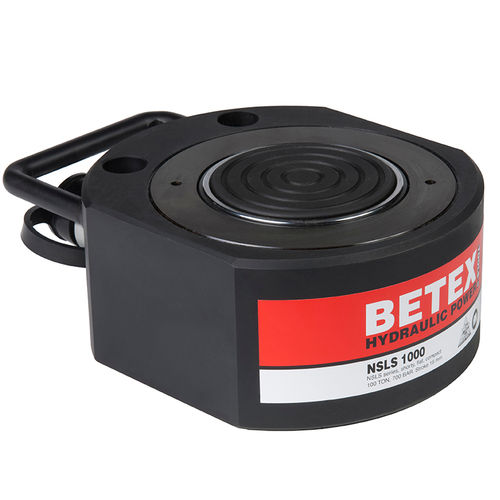 Vérin hydraulique - NSLS series - BETEX - à piston / à ressort de rappel / plat