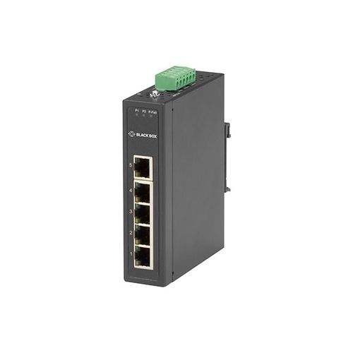 Commutateur Ethernet non administrable - LBH30 series - Black Box - 5 ports / sur rail DIN / standard