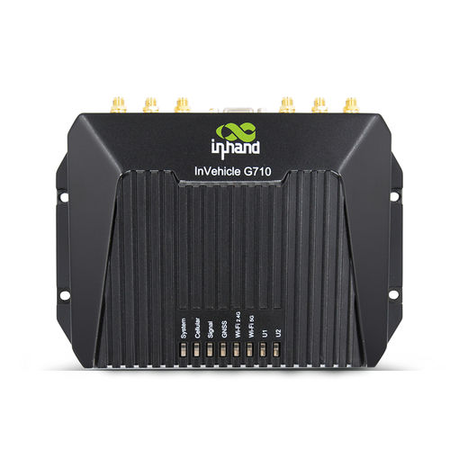 Passerelle embarquée - InVehicle G710  - InHand Networks - IoT / pour système de localisation en temps réel / Ethernet