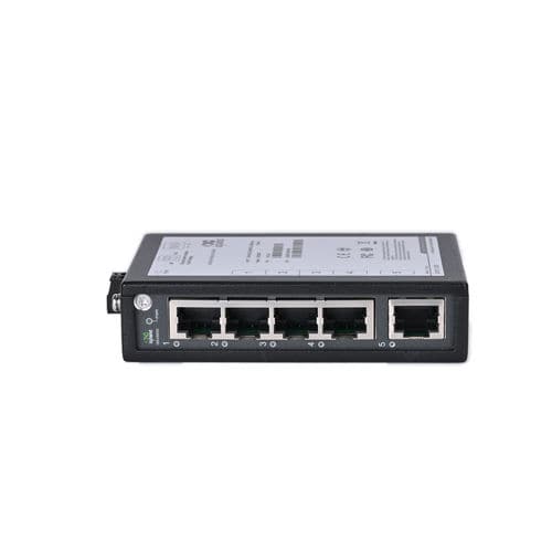 Commutateur Ethernet non administrable - ISE2005D-P - InHand Networks - 5 ports / sur rail DIN / robuste