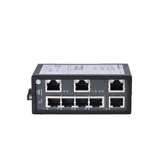 Commutateur Ethernet non administrable - ISE5008D-P - InHand Networks - 8 ports / Gigabit Ethernet / sur rail DIN