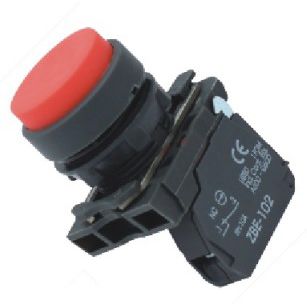 Bouton poussoir d'arrêt d'urgence - TB5 series - Shanghai Tianyi Electric Co., Ltd. - monté sur panneau / anodisé rouge