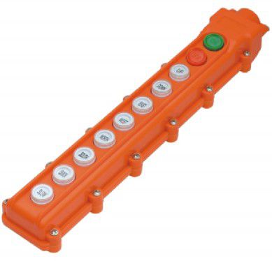 Boîte à boutons pour grues - COB series - Shanghai Tianyi Electric Co., Ltd. - à 2 boutons / à 4 boutons / à 6 boutons