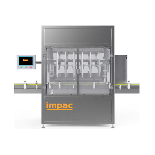 Remplisseuse / boucheuse / étiqueteuse automatique - PYTHON - impac Engineering ltd. - contrôlée par PLC / pour liquide visqueux / pour crème