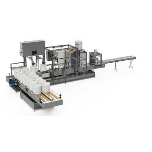 Remplisseuse-capsuleuse-sertisseuse automatique - MAMBA - impac Engineering ltd. - pour liquides / linéaire