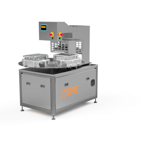 Scelleuse pour machine d'emballage sous blister - BLISTER PACK - impac Engineering ltd. - rotative / semi-automatique / pour emballage