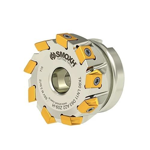 Fraise deux tailles - TK90 LN11 D63 A22 Z06-H - SMOXH CUTTING TOOLS - à 1/4 de cercle / à rayon / à plaquettes indexables