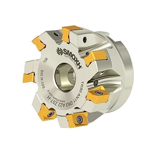 Fraise deux tailles - TK90 AN11 D63 A22 Z07-H - SMOXH CUTTING TOOLS - à 1/4 de cercle / à rayon / à plaquettes indexables