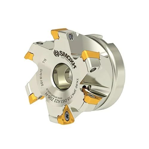 Fraise deux tailles - TK90 3PKT10 D63 A22 Z07-H - SMOXH CUTTING TOOLS - à 1/4 de cercle / à rayon / à plaquettes amovibles
