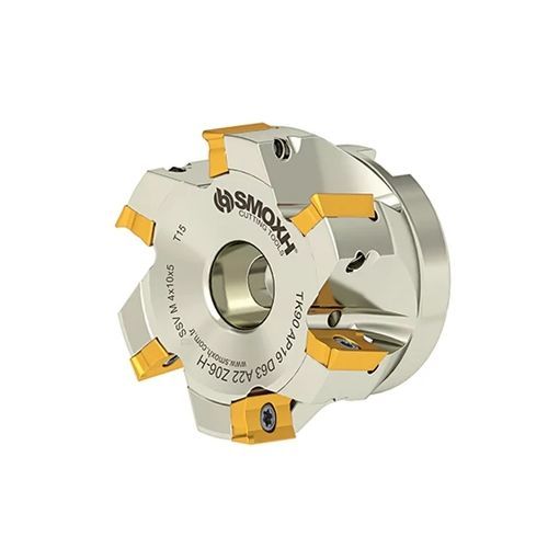 Fraise à plaquettes amovibles - TK90 AP16 D63 A22 Z06 - SMOXH CUTTING TOOLS - deux tailles / à 1/4 de cercle / à rayon