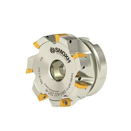 Fraise à plaquettes indexables - TK90 AP11 D63 A22 Z07-H - SMOXH CUTTING TOOLS - deux tailles / à 1/4 de cercle / à rayon