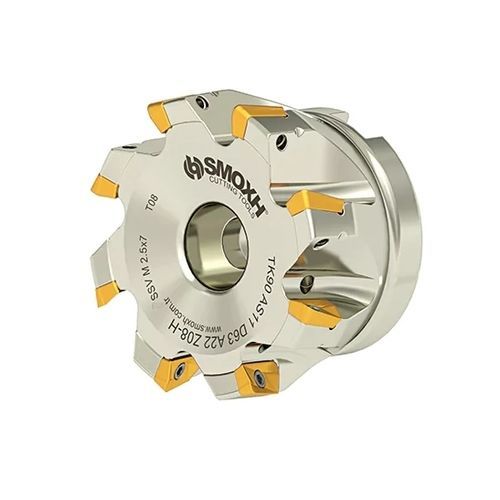 Fraise deux tailles - TK90 AS11 D63 A22 Z08-H - SMOXH CUTTING TOOLS - à 1/4 de cercle / à rayon / à plaquettes indexables