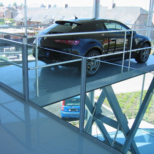 Table élévatrice à ciseaux - ELV - Dynalserg, S.L. - hydraulique / stationnaire / pour voiture