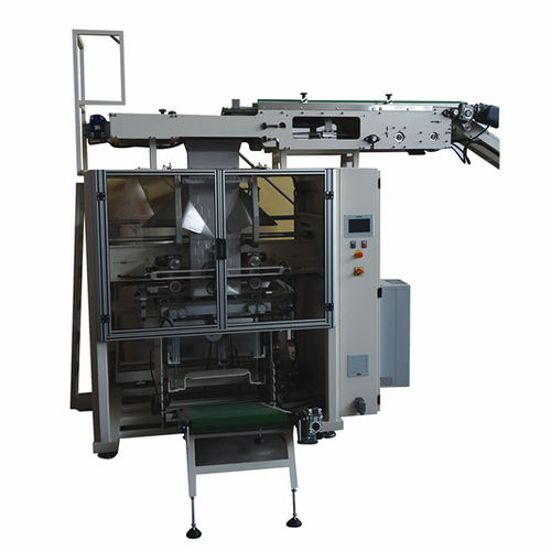 Machine de conditionnement verticale - BVM-1300-MC - GPM - contrôlée par PLC / sous film / compacte