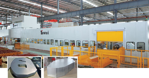 Ligne de presses d'estampage - JIANGSU YAWEI MACHINE TOOL - de découpage / automatique