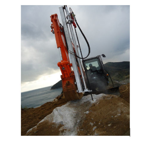Outil de forage pneumatique - UDR series - Hirado Kinzoku Kogyo - pour excavateur