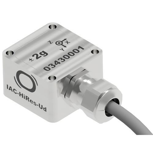 Accéléromètre 2 axes - IAC-Hires-Ud - Micromega Dynamics - 1 axe / 3 axes / capacitif
