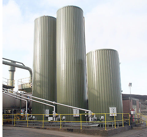 Réservoir de stockage de bitume - Parker Plant Ltd - cylindrique / vertical / en continu