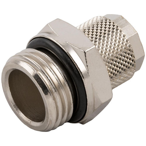 Raccord pour air comprimé - 1021  - AIGNEP - fileté / sans silicone / en laiton nickelé