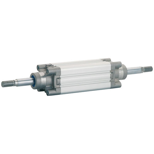 Vérin pneumatique - XL series - AIGNEP - à piston magnétique / à tige traversante / double effet