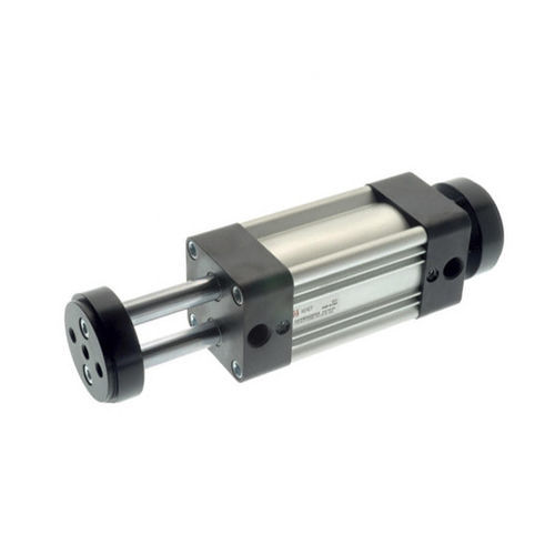 Vérin pneumatique - NQA series - AIGNEP - à piston magnétique / à double tige / double effet