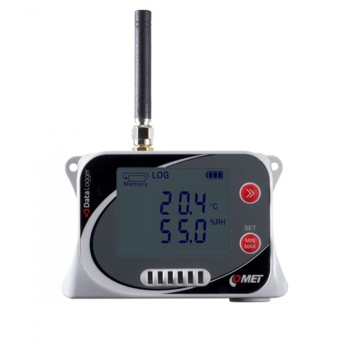 Enregistreur de données de température et d'humidité - U3120M - COMET SYSTEM, s.r.o. - USB / GSM/GPRS / avec écran