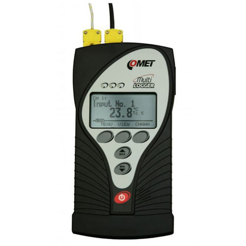 Enregistreur de données de température - M1200E - COMET SYSTEM, s.r.o. - avec écran / pour thermocouple / IP20